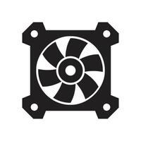 computer fan icon vector