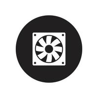 computer fan icon vector