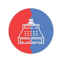 cash register icon vector