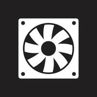 computer fan icon vector