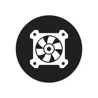 computer fan icon vector