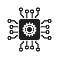 chipset icon vector