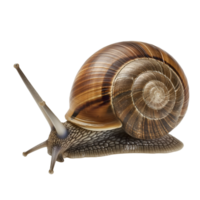 AI generated Snail on transparent background png