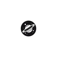 AI generated Galaxy Logo with creative modern concept logo.Planet orbits in round icon concept from space exploration, astrology. Vector. vector