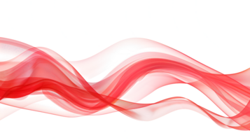 AI generated abstract wave on transparent background png