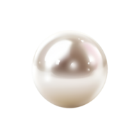 AI generated pearl on transparent background png