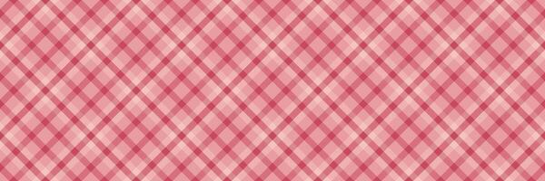 Carpet plaid pattern seamless, regular textile texture background. Hippie fabric tartan check vector in red and light colors.