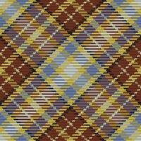Seamless pattern of scottish tartan plaid. Repeatable background with check fabric texture. Vector backdrop striped textile print.