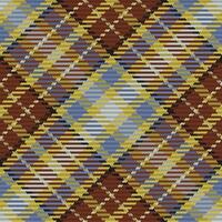 Seamless pattern of scottish tartan plaid. Repeatable background with check fabric texture. Vector backdrop striped textile print.