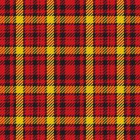 Seamless pattern of scottish tartan plaid. Repeatable background with check fabric texture. Vector backdrop striped textile print.
