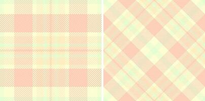 Vector pattern texture of textile tartan plaid with a fabric seamless background check. Set in nature colors. Ribbon craft ideas.