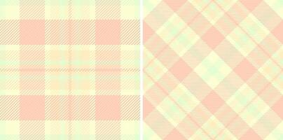 Vector pattern texture of textile tartan plaid with a fabric seamless background check. Set in nature colors. Ribbon craft ideas.