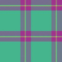 Part seamless texture fabric, diverse pattern plaid check. Japanese vector textile background tartan in mint and magenta colors.