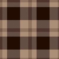 Plaid seamless pattern. Check fabric texture. Vector textile print.