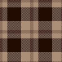 Plaid seamless pattern. Check fabric texture. Vector textile print.