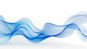 AI generated abstract wave on transparent background png