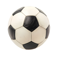 ai généré football Balle sur transparent Contexte png