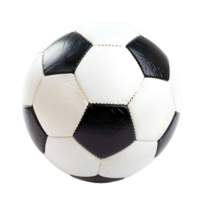 ai generado fútbol pelota en transparente antecedentes png