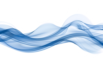 AI generated abstract wave on transparent background png