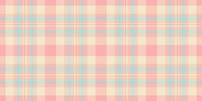 Horizon check vector textile, nostalgic seamless background texture. Filigree pattern fabric tartan plaid in light and white colors.