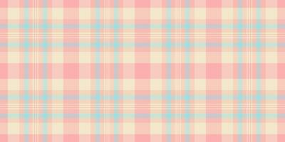 Horizon check vector textile, nostalgic seamless background texture. Filigree pattern fabric tartan plaid in light and white colors.