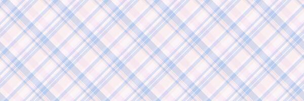 Blanket fabric check tartan, relief background plaid pattern. Discount textile texture seamless vector in light and white colors.