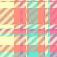 Textile seamless check of background texture pattern with a plaid tartan fabric vector. vector
