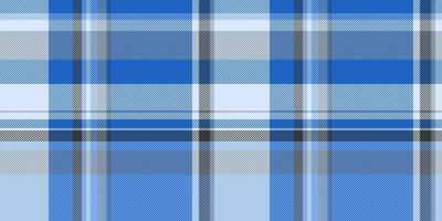 Loft plaid vector tartan, outfit background fabric seamless. Garment textile check pattern texture in blue and light colors.