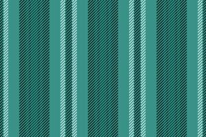 November stripe fabric seamless, mix textile texture background. Modern vertical vector lines pattern in teal and dark colors.