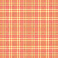 Check seamless tartan of fabric background texture with a pattern vector plaid textile.