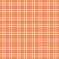 Check seamless tartan of fabric background texture with a pattern vector plaid textile.