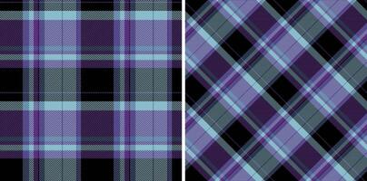 Background pattern seamless of tartan check vector with a fabric textile texture plaid. Set in cold colors. Everyday menswear fashion trends.