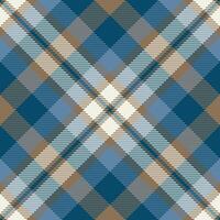 Fabric textile vector of seamless tartan texture with a pattern background check plaid.