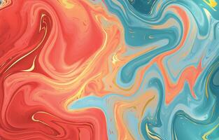 Liquid marbling paint texture background. Fluid painting abstract texture. vector