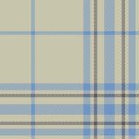 Plaid check pattern. Seamless fabric texture. Tartan textile print. vector