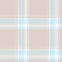Plaid seamless pattern. Check fabric texture. Vector textile print.