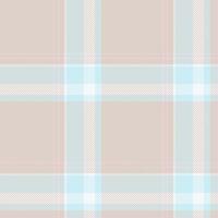 Plaid seamless pattern. Check fabric texture. Vector textile print.