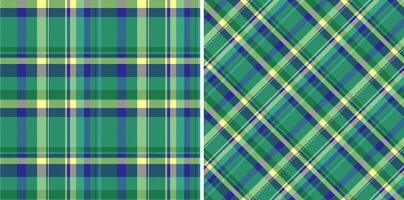 Plaid fabric check of texture textile background with a tartan vector seamless pattern. Set in retro colors. Eco friendly packaging ideas for products.