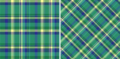 Plaid fabric check of texture textile background with a tartan vector seamless pattern. Set in retro colors. Eco friendly packaging ideas for products.