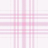 Plaid check pattern. Seamless fabric texture. Tartan textile print. vector