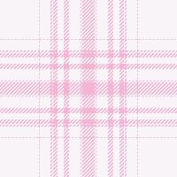 Plaid check pattern. Seamless fabric texture. Tartan textile print. vector