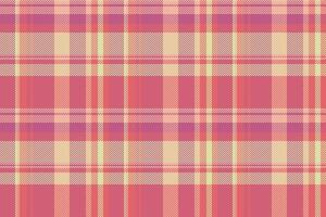Textile texture background of seamless tartan vector with a pattern check plaid fabric.