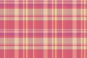 Textile texture background of seamless tartan vector with a pattern check plaid fabric.