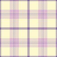 Check background texture of vector fabric tartan with a textile plaid seamless pattern.