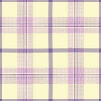 Check background texture of vector fabric tartan with a textile plaid seamless pattern.