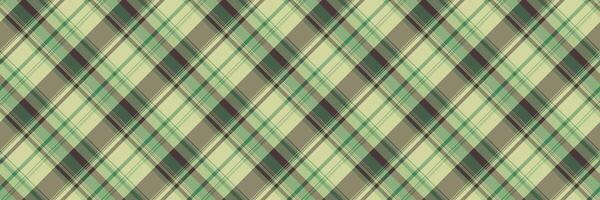 Winter plaid texture vector, size background fabric tartan. Plank seamless pattern check textile in pastel and light colors. vector