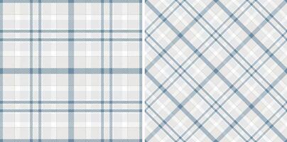 Check fabric tartan of pattern seamless plaid with a textile background vector texture. Set in stylish colors. Fashion repeat patterns in clothing.