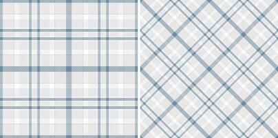 Check fabric tartan of pattern seamless plaid with a textile background vector texture. Set in stylish colors. Fashion repeat patterns in clothing.