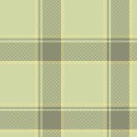 Plaid seamless pattern. Check fabric texture. Vector textile print.