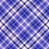 Fabric plaid texture of check vector seamless with a tartan pattern textile background.